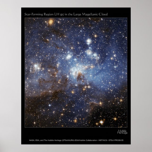 Starregion LH 95 im Magellan Poster (Vorne)