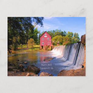 Starr's Mill, Fayetteville, Georgien, Postkarte