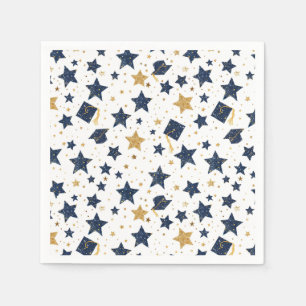 Starry Abschluss Celebration Serviette