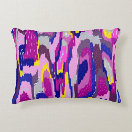 Starry Abstrakt in Purples und Blues Dekokissen