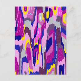 Starry Abstrakt in Purples und Blues Postkarte