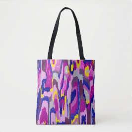 Starry Abstrakt in Purples und Blues Tasche