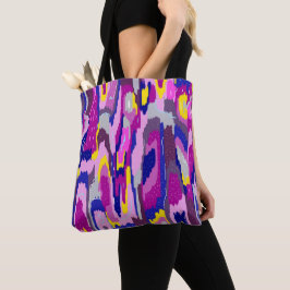 Starry Abstrakt in Purples und Blues Tasche