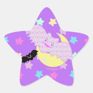 Starry Bats Stern-Aufkleber
