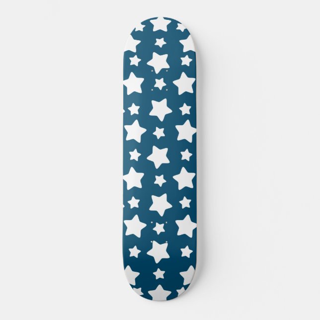 Starry Blue Skateboard (Vorderseite)
