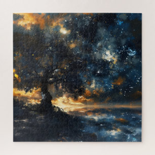 Starry Celestial Tree Dreamscape