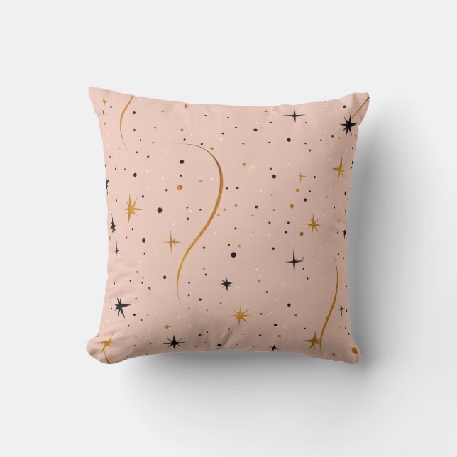 Starry Comfort - Kissen mit Star Pattern (Vorderseite)