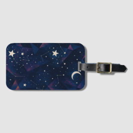 Starry Constellation Sky - HimmelsNachtmuster Gepäckanhänger