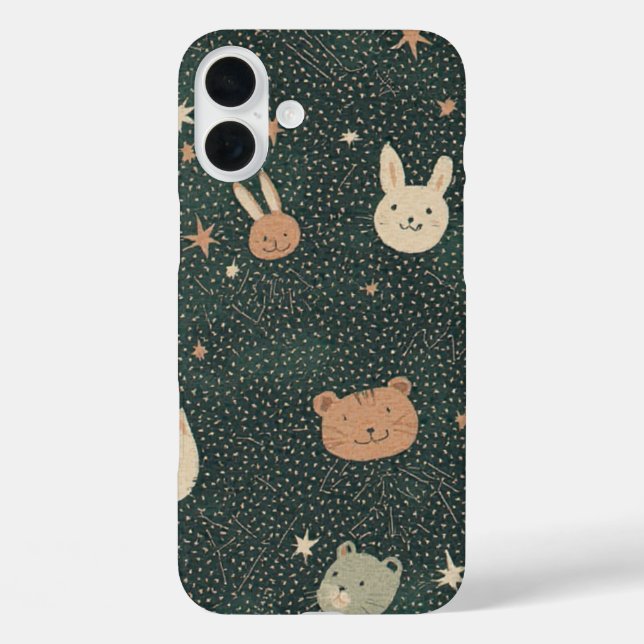 Starry Critter Constellation - Coque IPhone 16 (Verso)