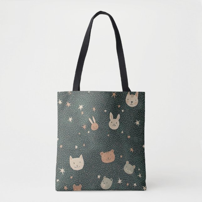 Starry Critter Constellation - Tote Bag Tasche (Vorderseite)