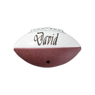 Starry Designed David Name Football
