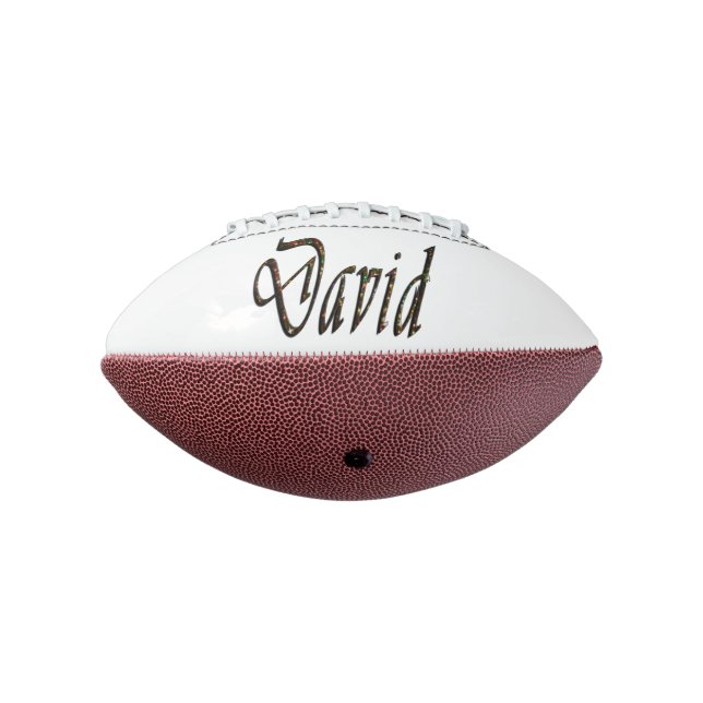 Starry Designed David Name Football (Gedreht 270)