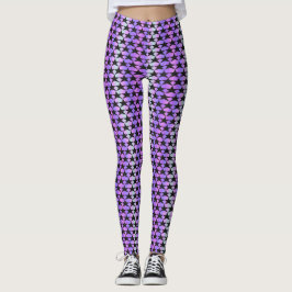 Starry Fishnet Space Princess Galaxy Leggings