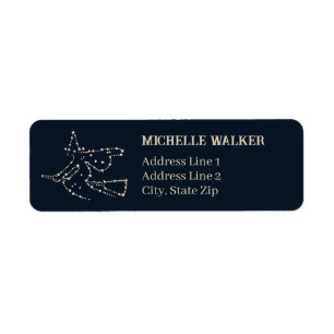 Starry Flying Hexe   Elegant Dark Blue Return