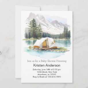 Starry Forest Adventure erwartet Baby Shower Einladung