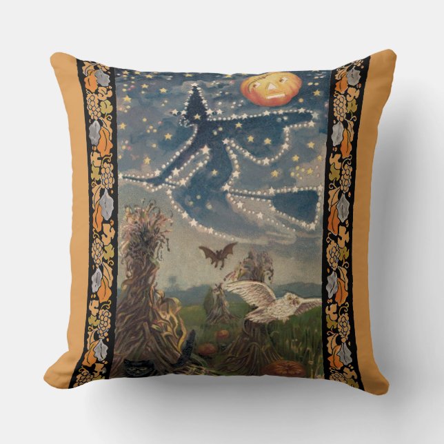 Starry Halloween Coussin de nuit (Recto)