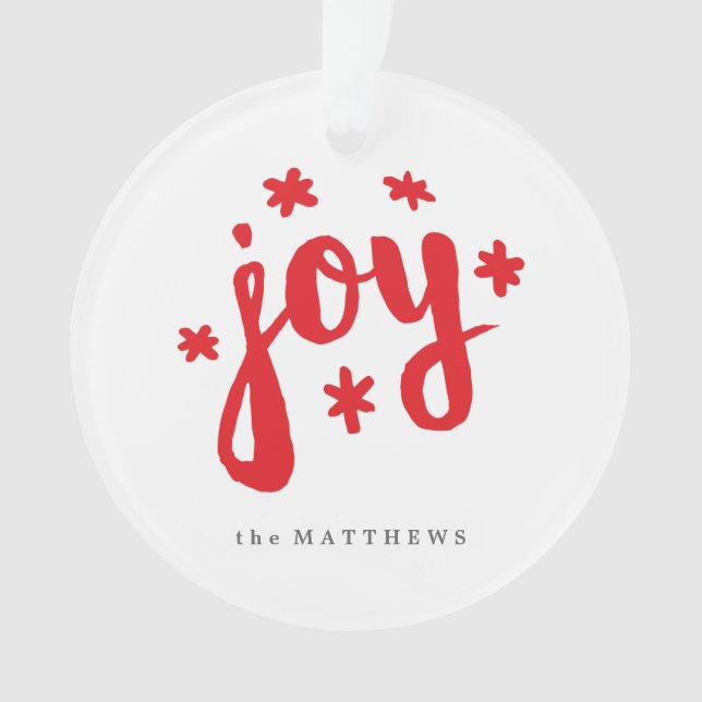 Starry Joy Ornament (Vorderseite)
