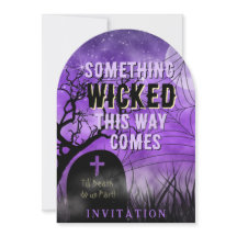 Starry Lila Goth Graveyard Vollmond Wicked