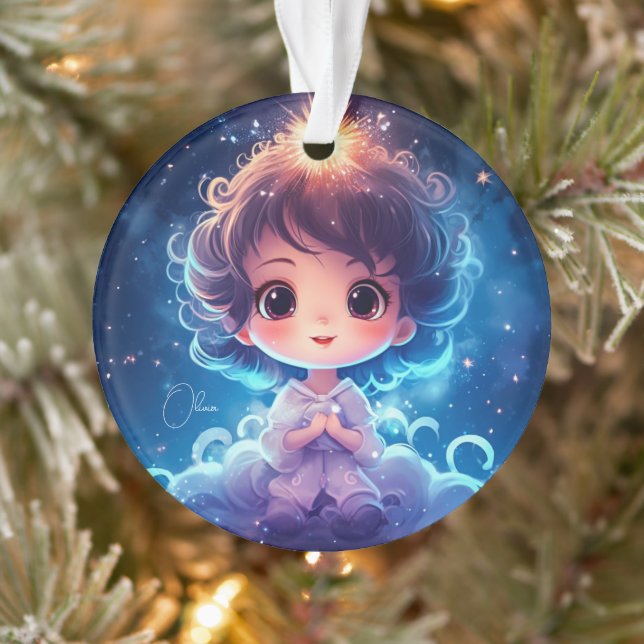 Starry Little Princess Nachts Girly personalisiere Ornament (Baum)
