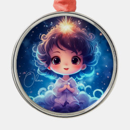 Starry Little Princess Nachts Girly personalisiere Ornament Aus Metall
