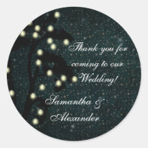 Starry Midnight Lights Wedding Danke/Gefallen
