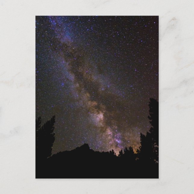 Starry Milky way, California Postkarte (Vorderseite)