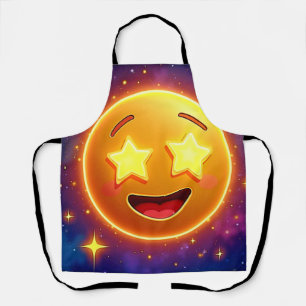 Starry-Mit Augen Emoji Joy Schürze