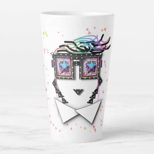 Starry Mit Augen Milchtasse (Vorderseite)