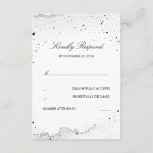 Starry Nachthochzeit UAWG RSVP Karte