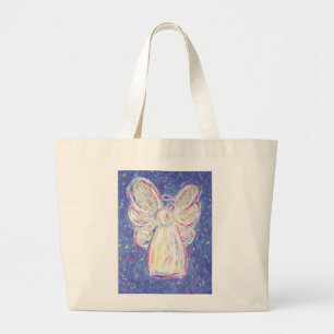 Starry Night Angel Art Toag Jumbo Stoffbeutel
