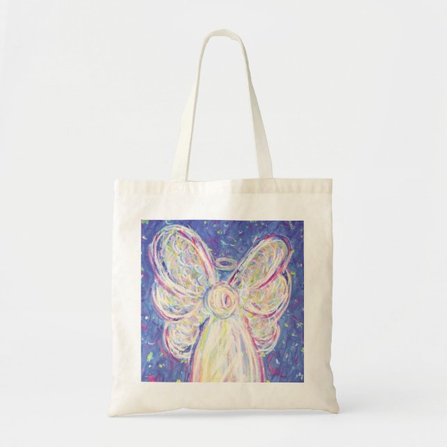 Starry Night Angel Art Toag Tragetasche (Vorne)
