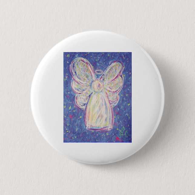 Starry Night Angel Button (Vorderseite)