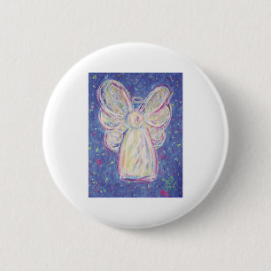 Starry Night Angel Button