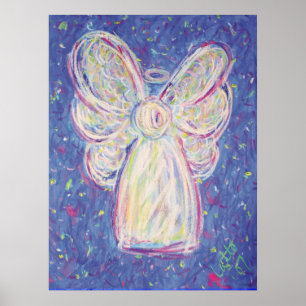 Starry Night Angel Poster Art Imprimer