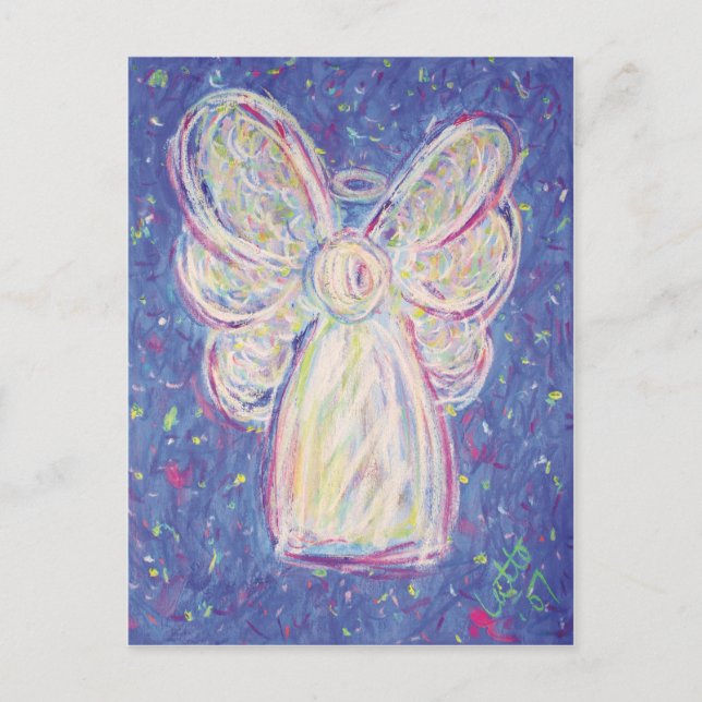 Starry Night Angel Postkarte (Vorderseite)