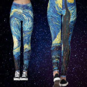 Starry Night Art Van Gogh Leggings