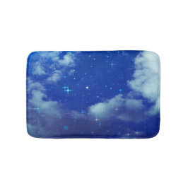 Starry Night Bath Mat | Celestial Memory Foam Rug Badematte