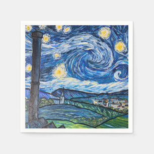 Starry Night Belmont Lancashire Serviette