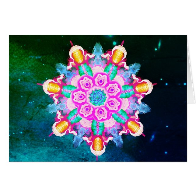 *~* Starry Night Blue, Green Healing Energy (Vorderseite (Horizontal))