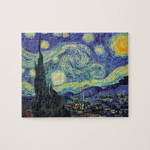 Starry Night by van Gogh Modern Art Malerei Blue
