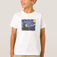 Starry Night by Van Gogh t-shirt enfant
