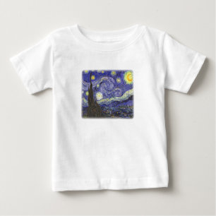Starry Night by Van Gogh T-shirt pour bébé