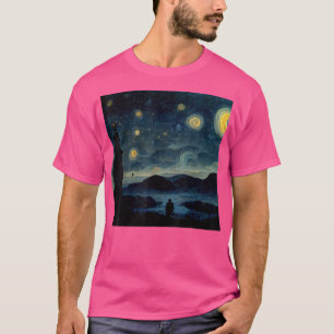 Starry Night Caspar David Friedrich T-Shirt