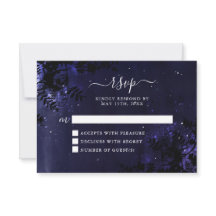 Starry Night Celestial Sky RSVP Cards