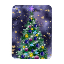 Starry Night Christmas Tree