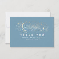 Starry Night Crescent Moon Klein Danke