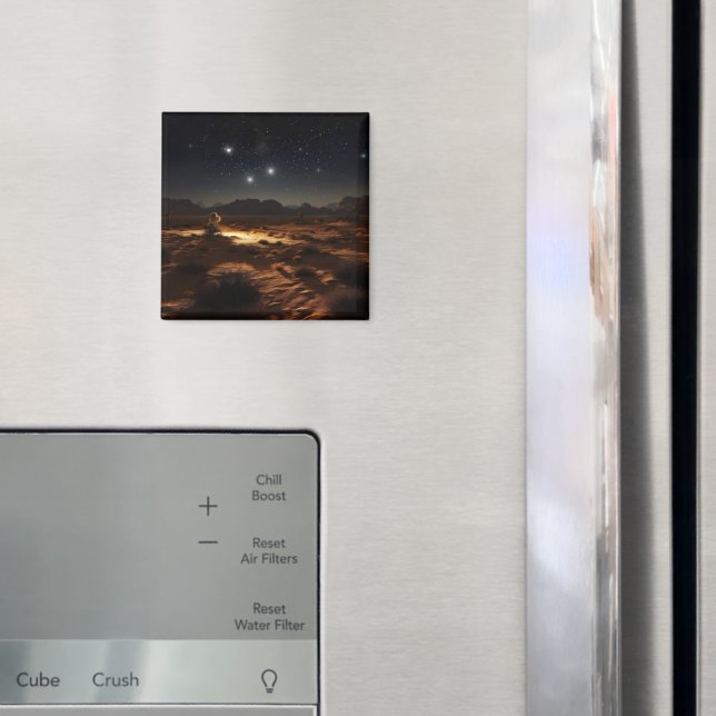 Starry Night Desert Magnet (In Situ (Kühlschrank))