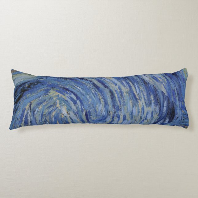 "Starry Night" Detail von Van Gogh Seitenschläferkissen (Vorderseite)