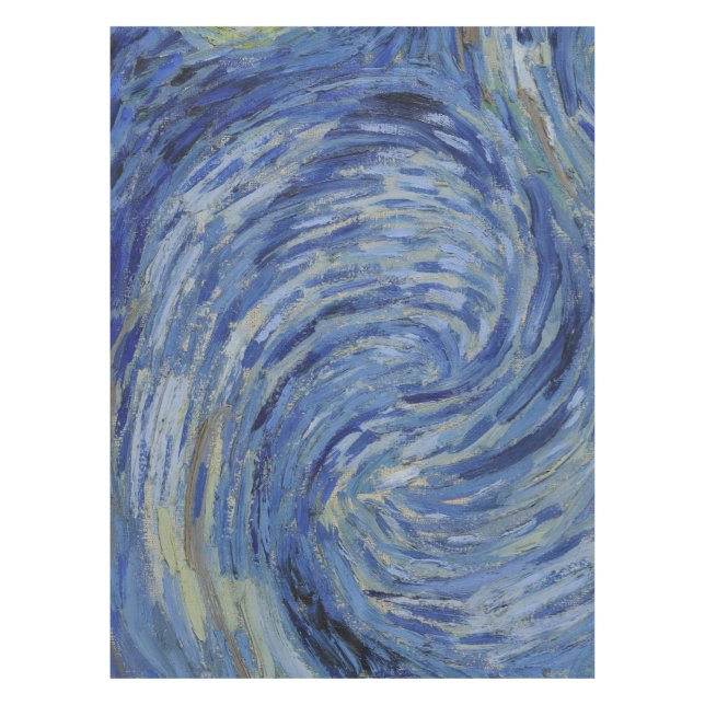 "Starry Night" Detail von Van Gogh Tischdecke (Vorderseite)