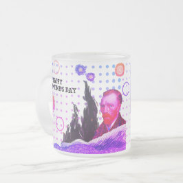 STARRY NIGHT editable fluorescent valentine violet Mattglastasse